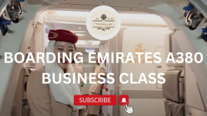 Boarding Emirates A380 Business Class & Checking Out The Lounge