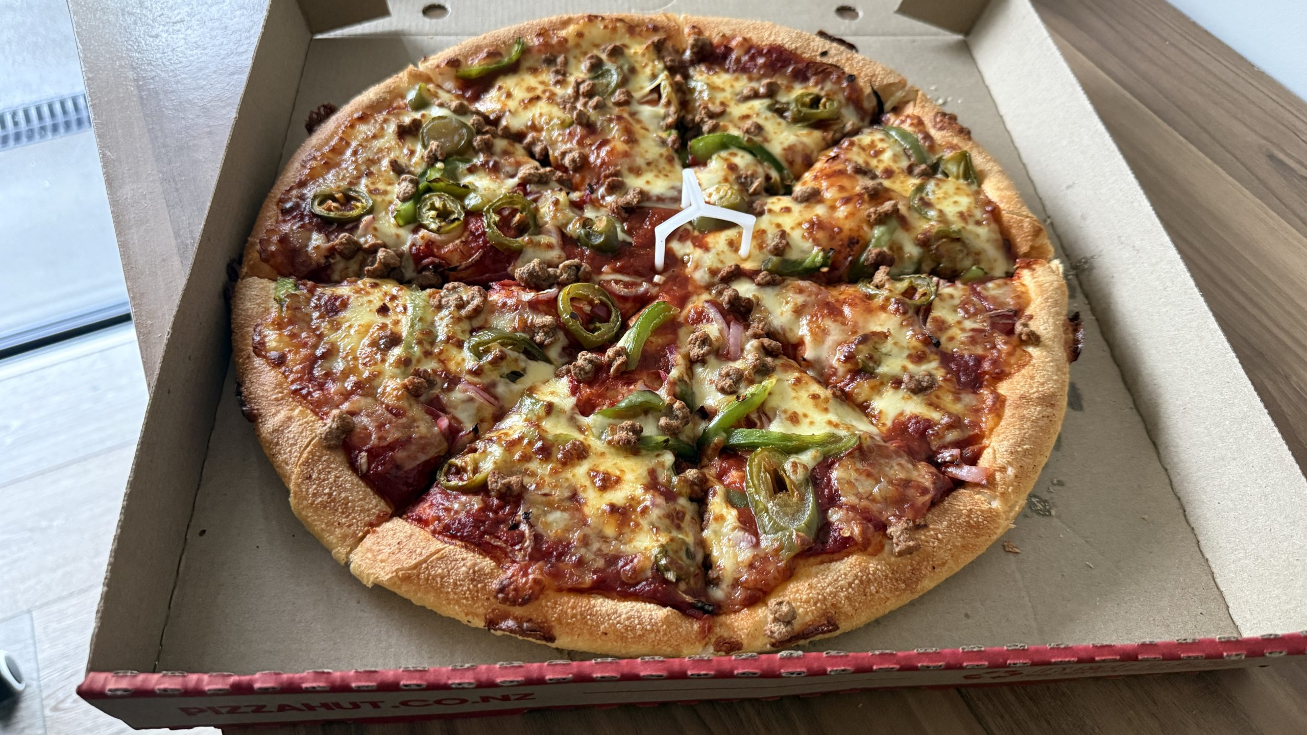 Pizza Hut New Zealand Beef Hot and Spicy 
